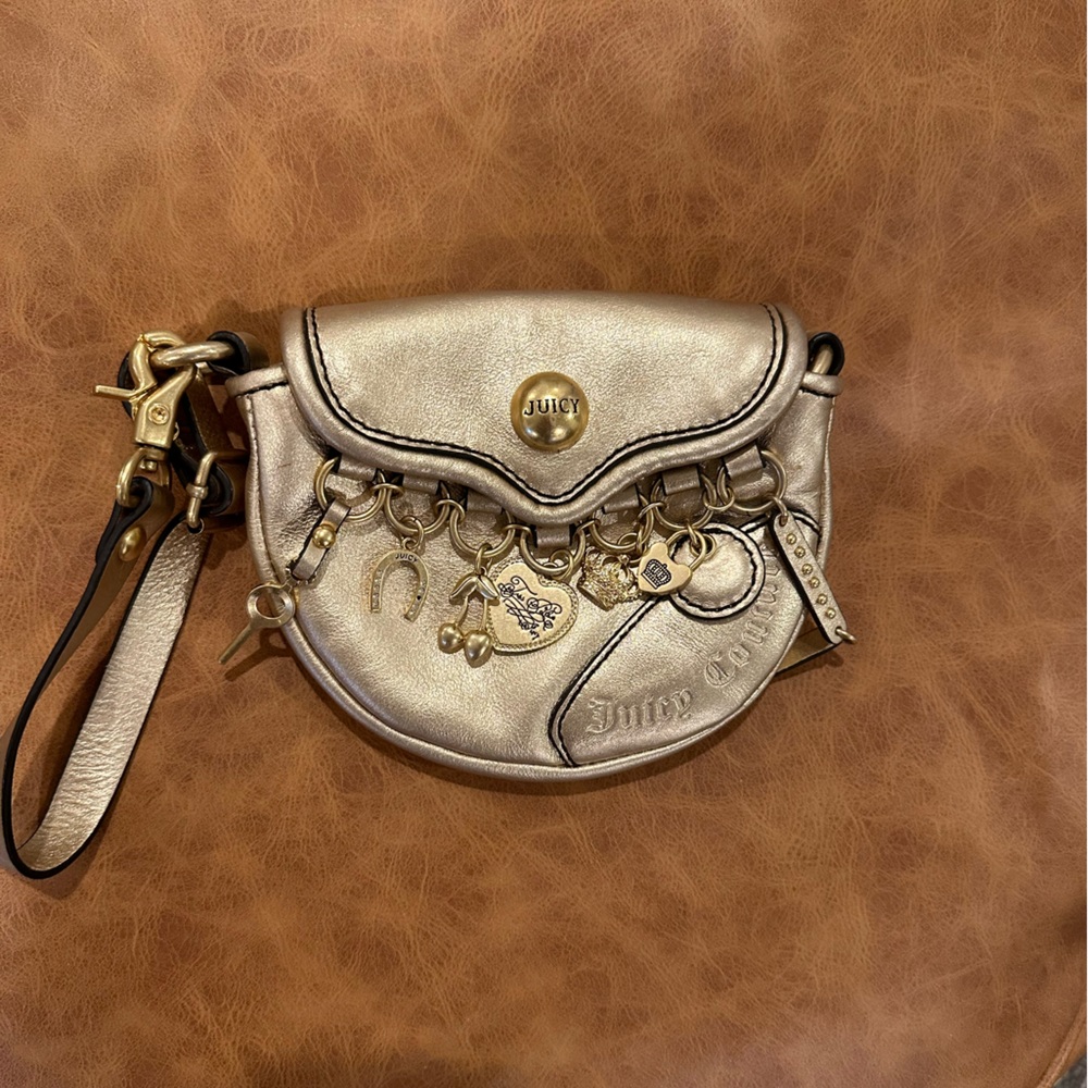 Juicy Couture charm wristlet